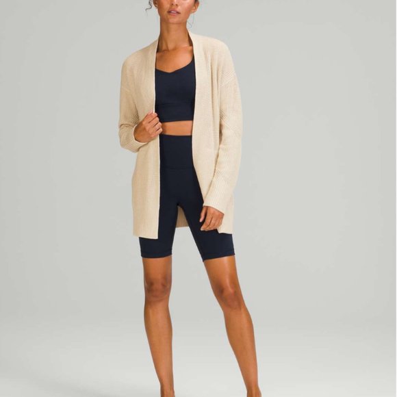 Lululemon Cashlu Sweater Wrap - White Opal - XS/S - Picture 5 of 14